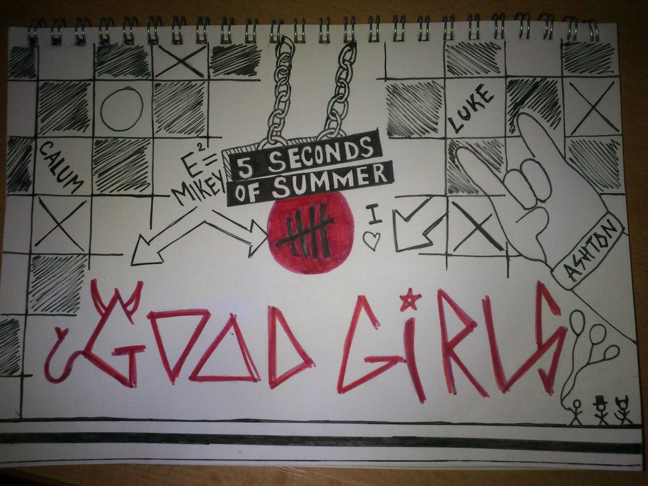 1280x960 Images About Drawings On We Heart It See More - 5sos Drawings