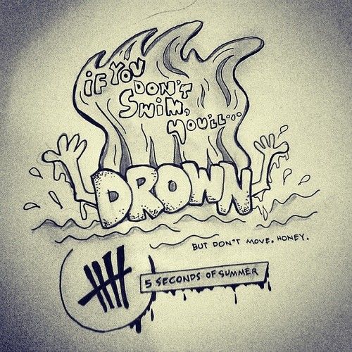 500x500 Second Sketches - 5sos Lyric Drawings