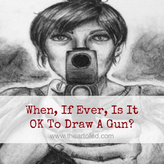 560x560 When, If Ever, Is It Ok To Draw A Gun - 5th Grade Drawings