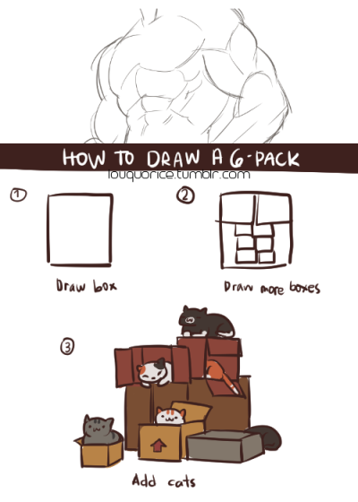 400x560 pack abs tumblr - 6 Pack Abs Drawing