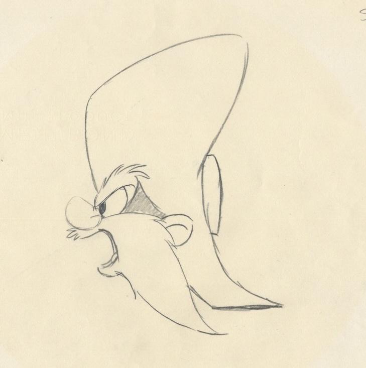 729x733 warner bros yosemite sam animation - 60s Drawings