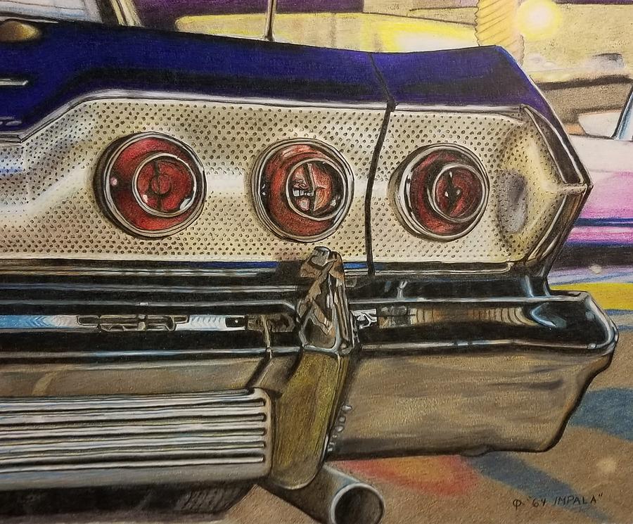 900x745 impala drawing - 64 Impala Drawing