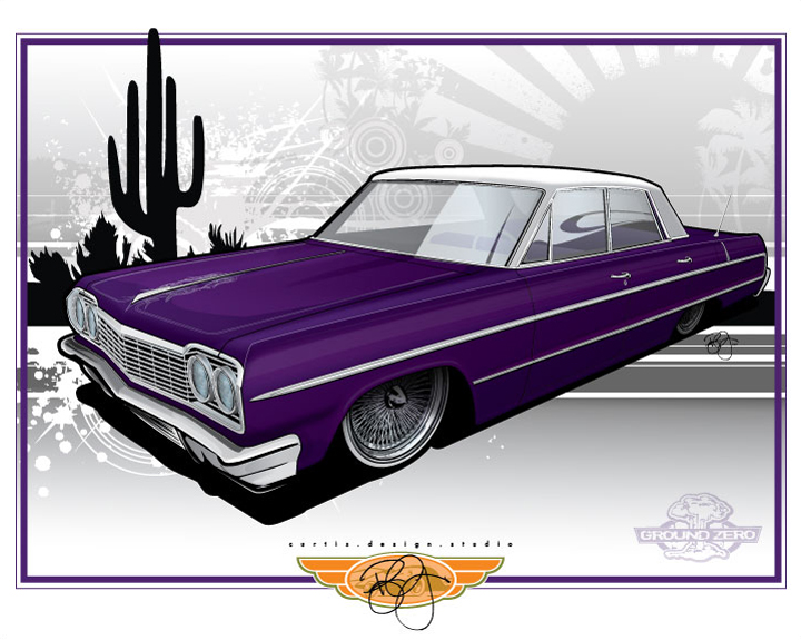 Impala Lowrider Wallpaper - 64 Impala Drawing. 
