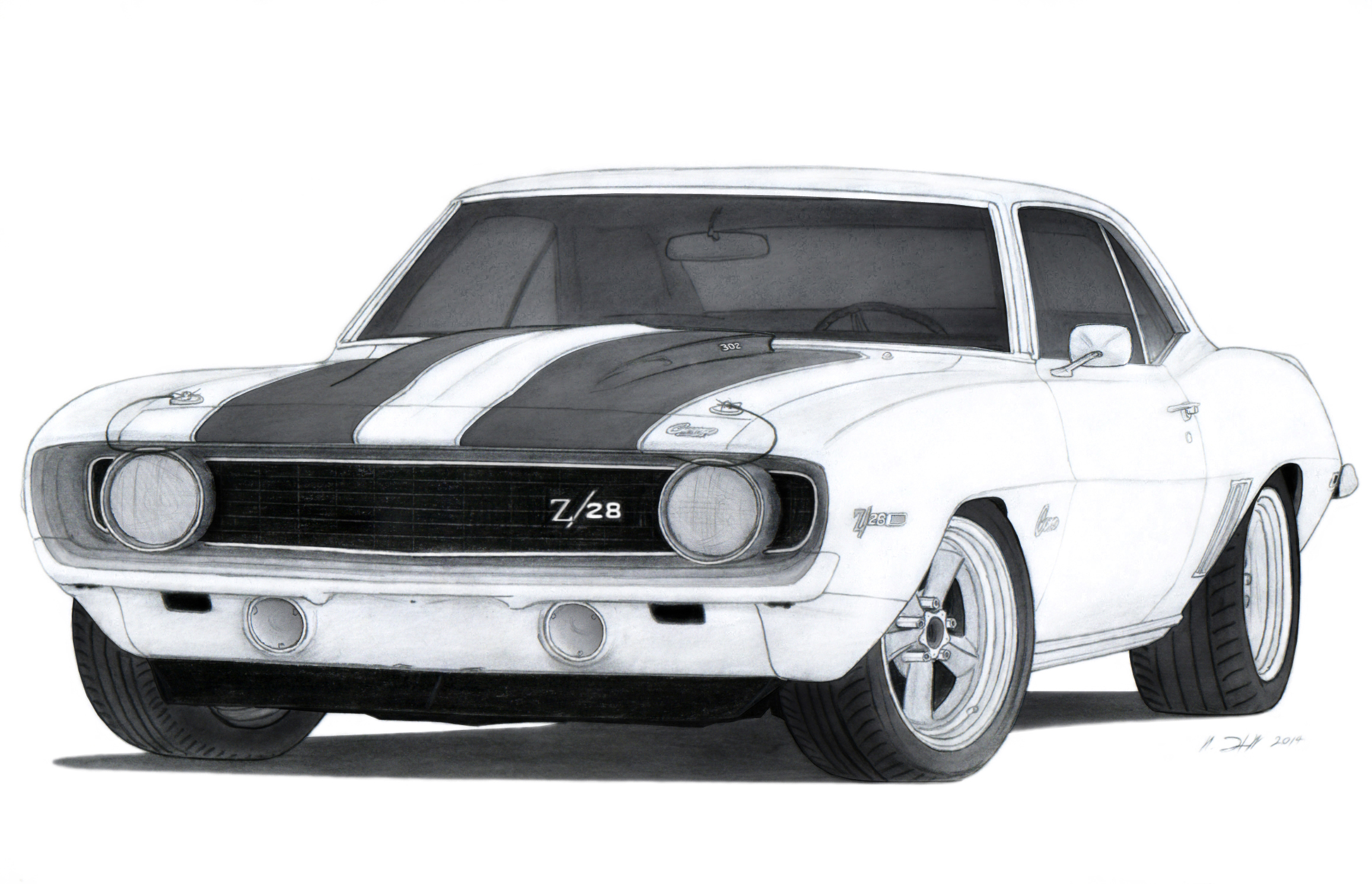 2313x1491 chevrolet camaro drawing - 68 Camaro Drawing