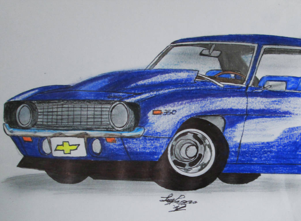 1044x766 camaro drawing - 69 Camaro Drawing