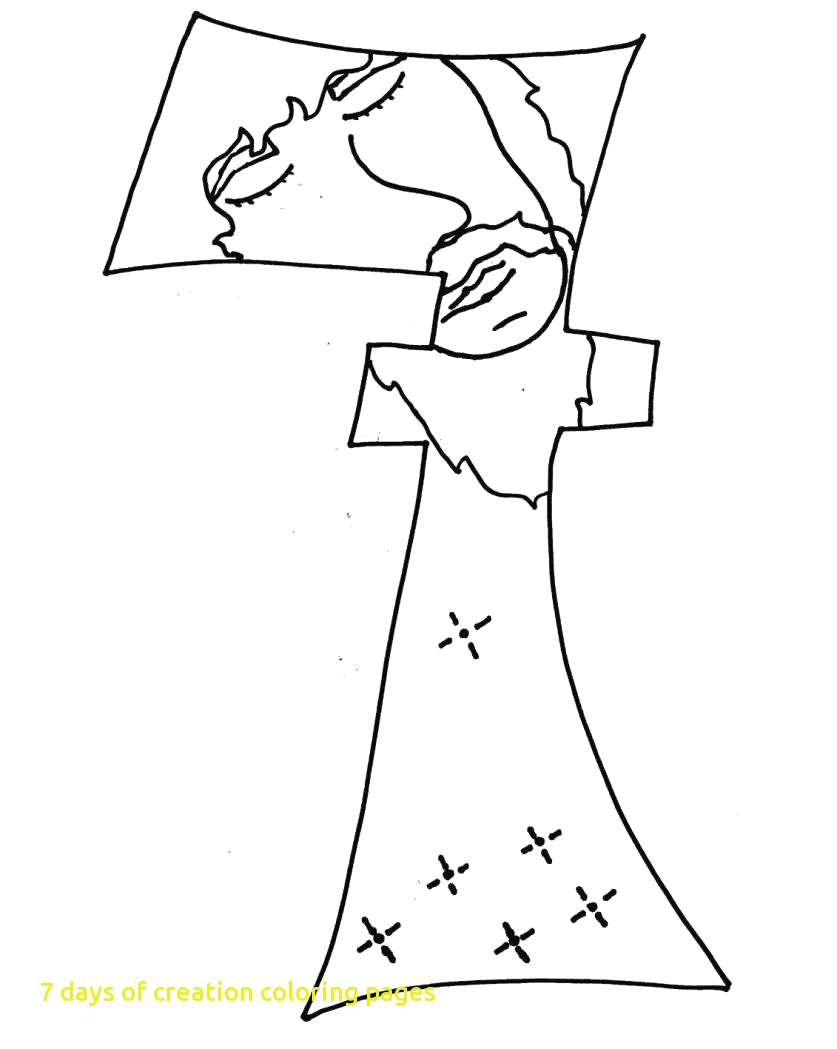 837x1049 days of creation coloring pages day bible class ideas - 7 Days Of Creation Drawing