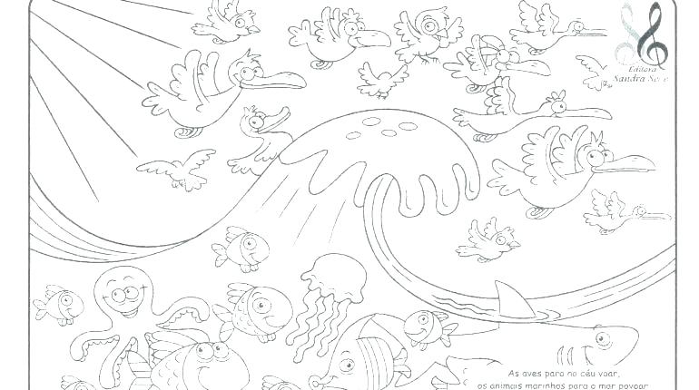 770x430 days of creation coloring pages free printable book drawing - 7 Days Of Creation Drawing
