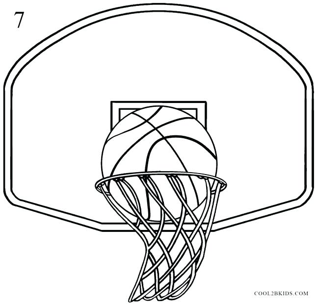 646x620 how to draw a basketball hoop how to draw a basketball hoop step - 7 Drawing