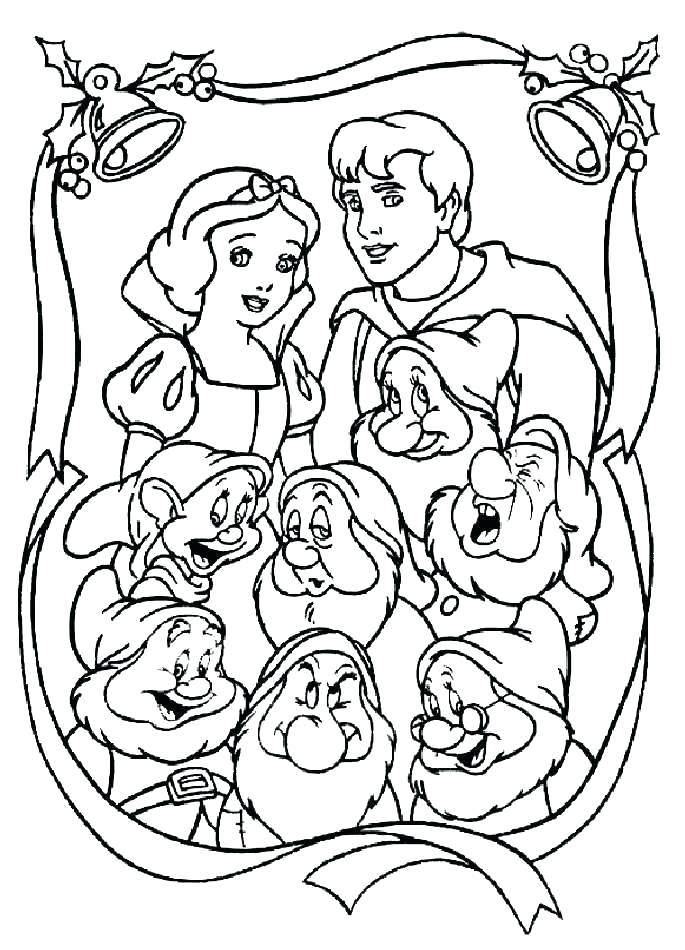 685x950 snow white and dwarfs coloring pages dwarf seven - 7 Dwarfs Drawing
