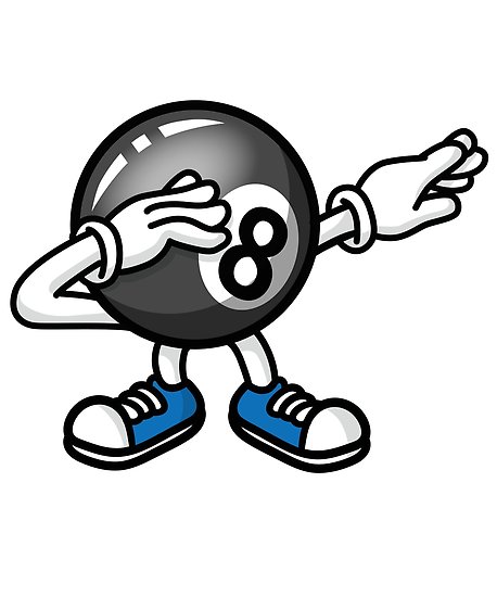 458x550 dab dabbing ball pool billiards posters - 8 Ball Drawing