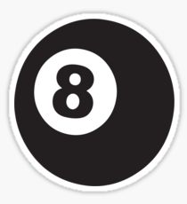 210x230 Ball Pool T Shirt Sticker - 8 Ball Drawing