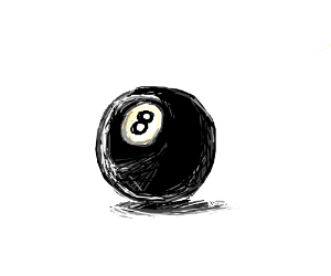 300x250 Ball Drawing - 8 Ball Drawing