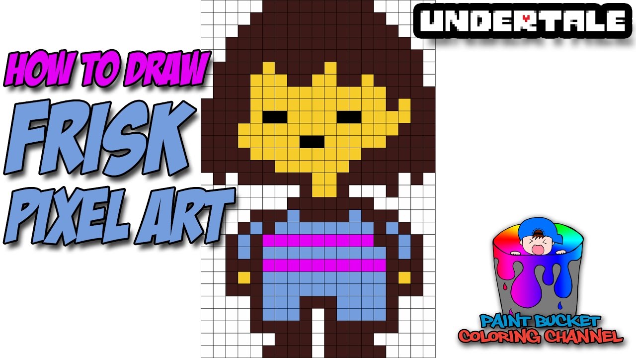 1280x720 How To Draw Frisk Pixel Art Bit - 8 Bit Drawing