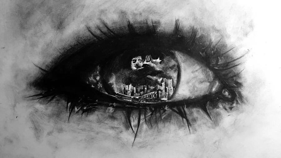 900x507 Memorial Eye Drawing - 9 11 Drawings