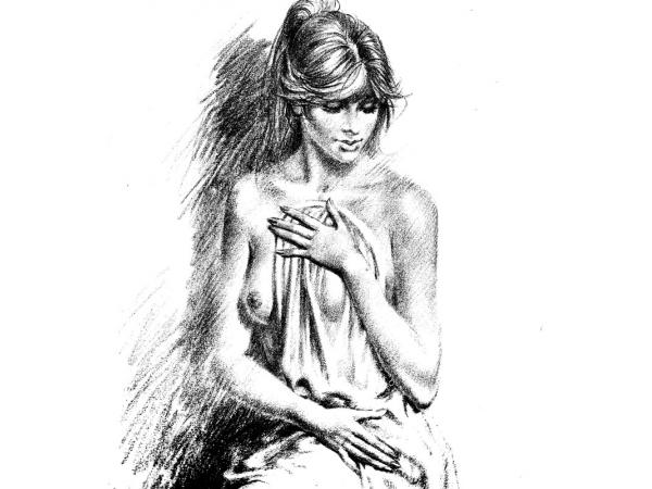 600x450 Drawing - A Beautiful Drawing