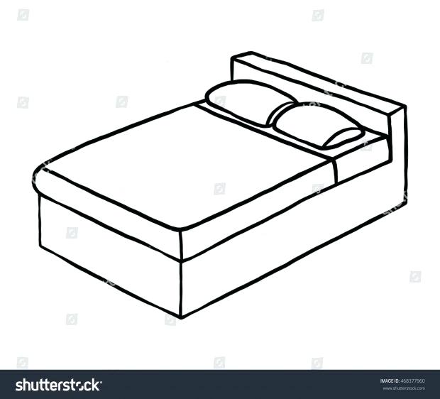 Bed Drawing Cartoon | Best Decoration Gallery