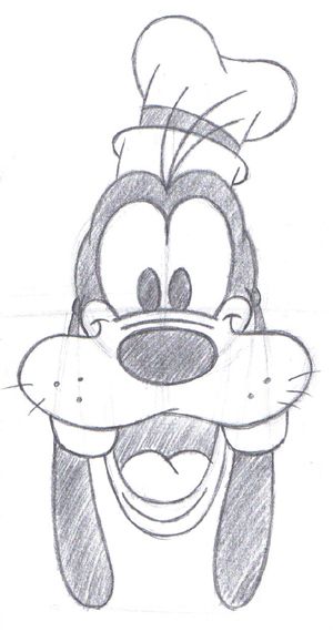 300x579 Goofy - A Drawing