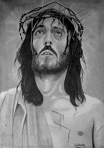 212x300 Pencil Drawing Of Jesus Drawings Fine Art America - A Drawing Of Jesus