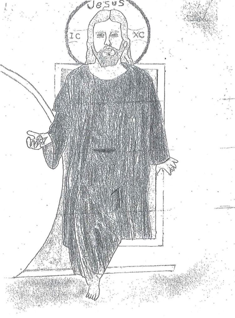 750x1016 White Jesus A National Past Time Lenny Duncan Medium - A Drawing Of Jesus