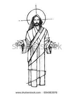236x308 draw jesus moriahs drawing ideas jesus drawings, jesus sketch - A Drawing Of Jesus