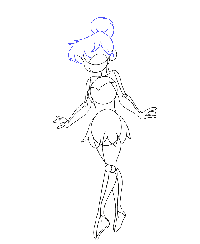 680x830 How To Draw Tinkerbell Easy Drawing Guides - A Drawing Of Tinkerbell