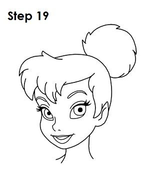 300x388 draw tinkerbell step cricut in tinkerbell drawing - A Drawing Of Tinkerbell