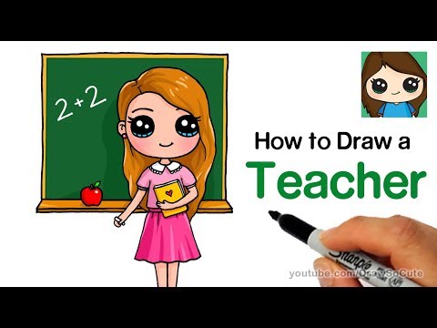 480x360 how to draw a teacher easy back to school safe videos for kids - A Teacher Drawing