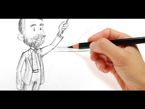 480x360 learn how to draw a teacher drawing teacher tutorial - A Teacher Drawing