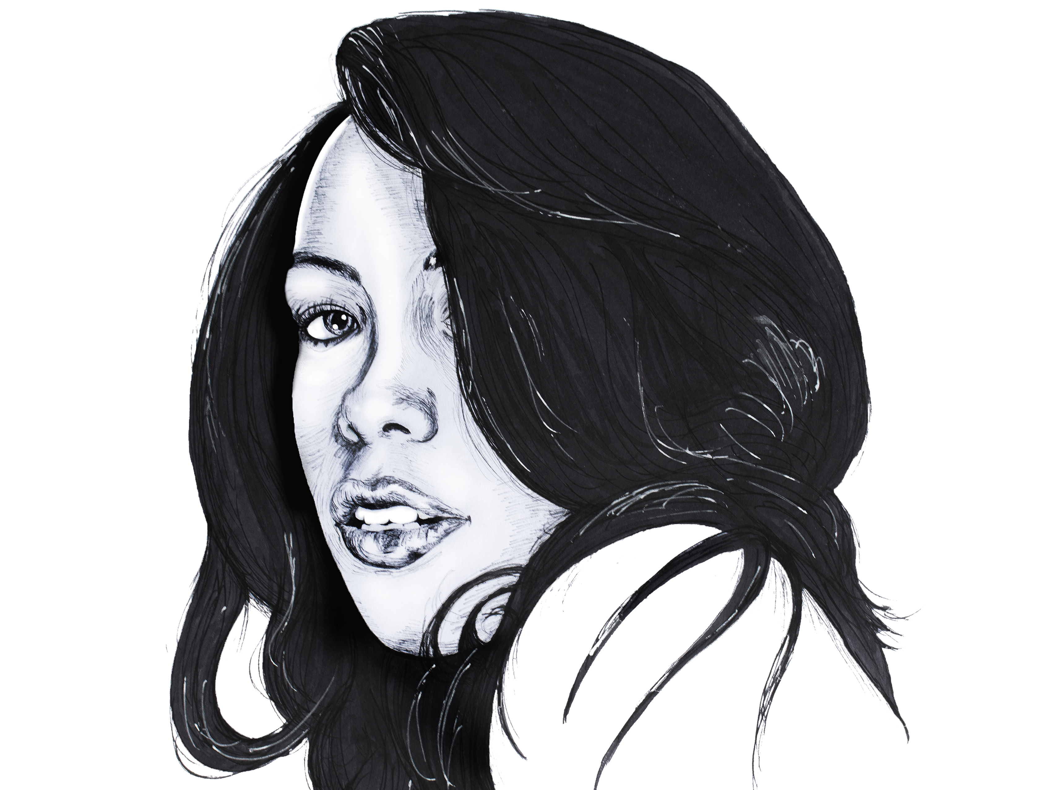Aaliyah Drawing Step By Step at Explore collection