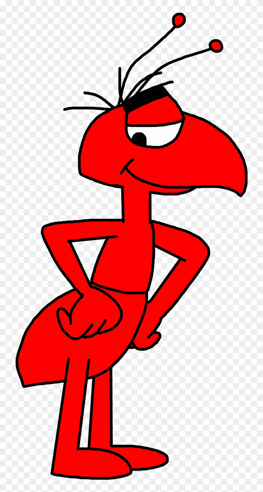 880x1645 Image Transparent Library Aardvark Drawing Pink Panther - Aardvark Drawing