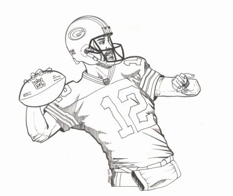 Aaron Rodgers Drawing At Paintingvalley.com 