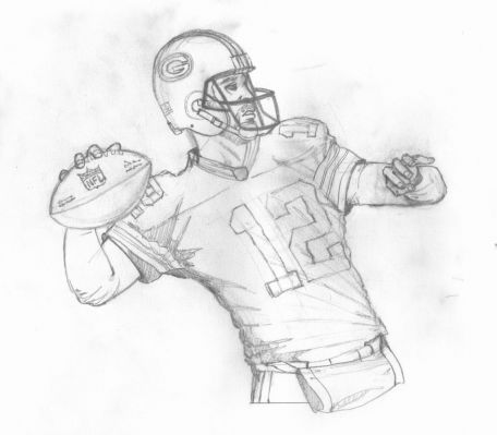 456x399 images - Aaron Rodgers Drawing
