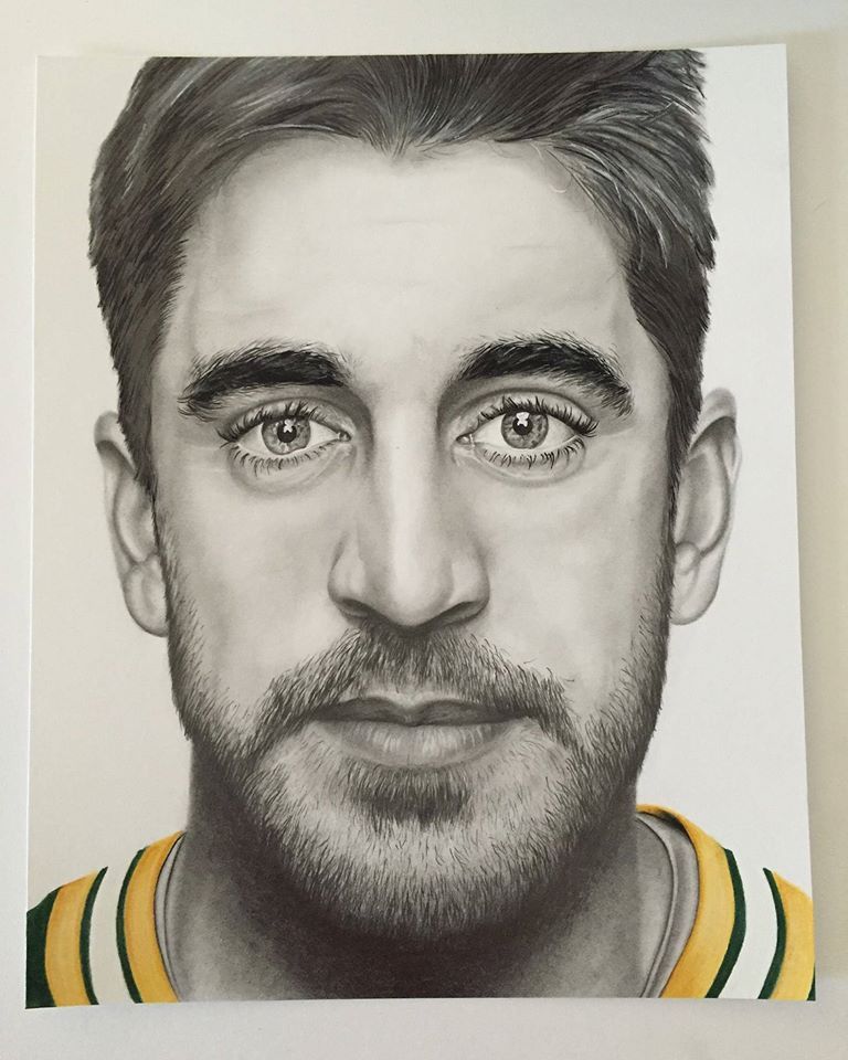 Aaron Rodgers Drawing at Explore collection of