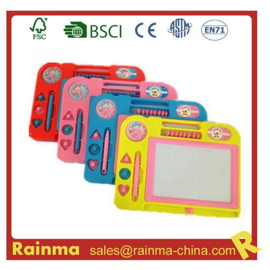 550x550 china now style kids plastic magic drawing board with abacus - Abacus Drawing