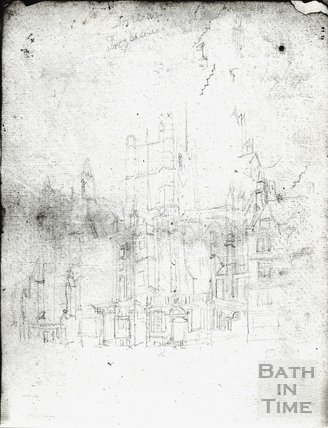 328x428 Abbey Church - Abbey Drawing