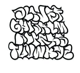 260x240 abc blocks fonts cube block font impossible geometric line - Abc Blocks Drawing