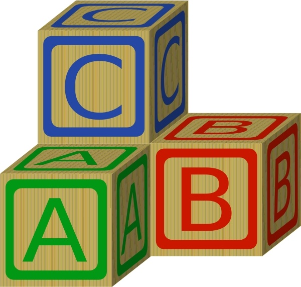 600x571 abc blocks clip art free vector in open office drawing - Abc Blocks Drawing