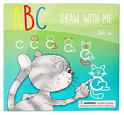 425x395 abc draw with me wipe clean alphabet flash cards - Abc Drawing