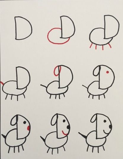 415x537 drawing through the alphabet letter d alphabets alphabet - Abc Drawing