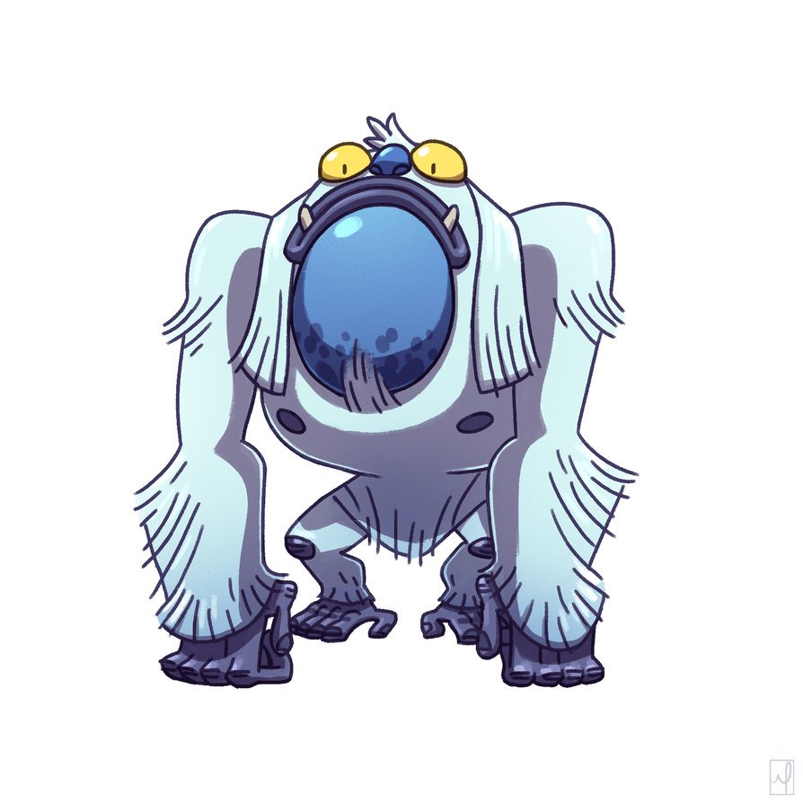 Abominable Snowman Drawing