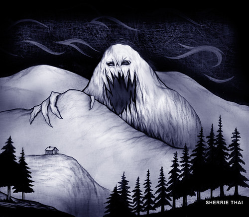 500x437 iver shaire productions's photos tagged with drawing - Abominable Snowman Drawing