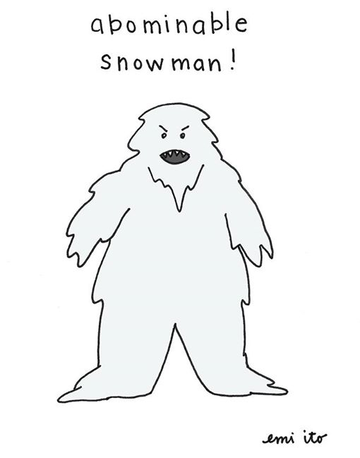 Abominable Snowman Drawing at Explore collection