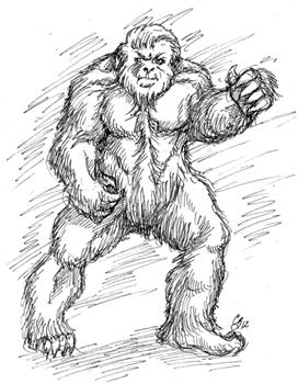 272x350 Abominable Snowman Word Blurb - Abominable Snowman Drawing