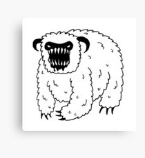 210x230 Abominable Snowman Drawing Canvas Prints Redbubble - Abominable Snowman Drawing