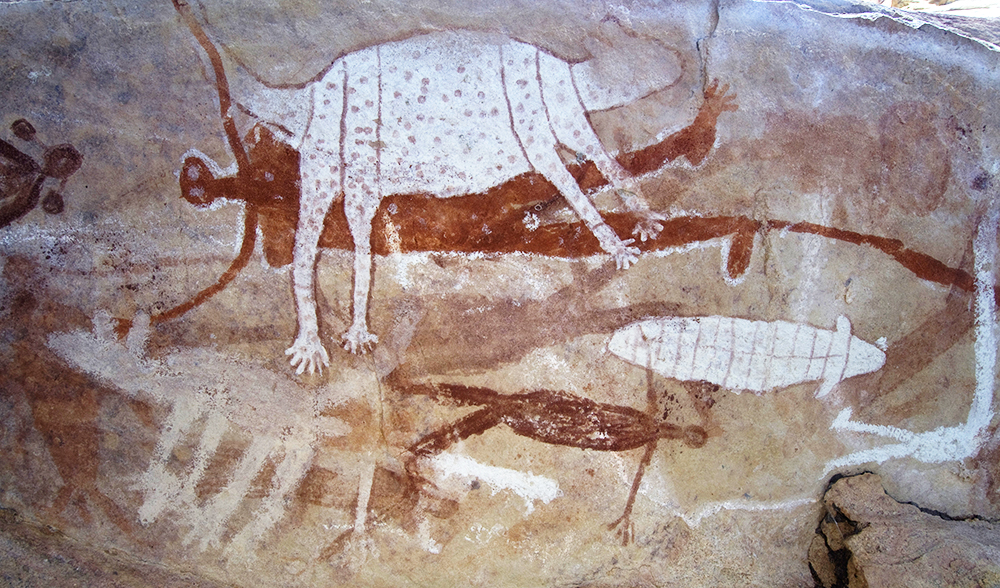 1000x588 australia's top aboriginal rock art sites - Aboriginal Drawings
