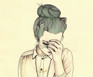 300x250 Images About Black And White Draw Girl On We Heart It See - About Drawing