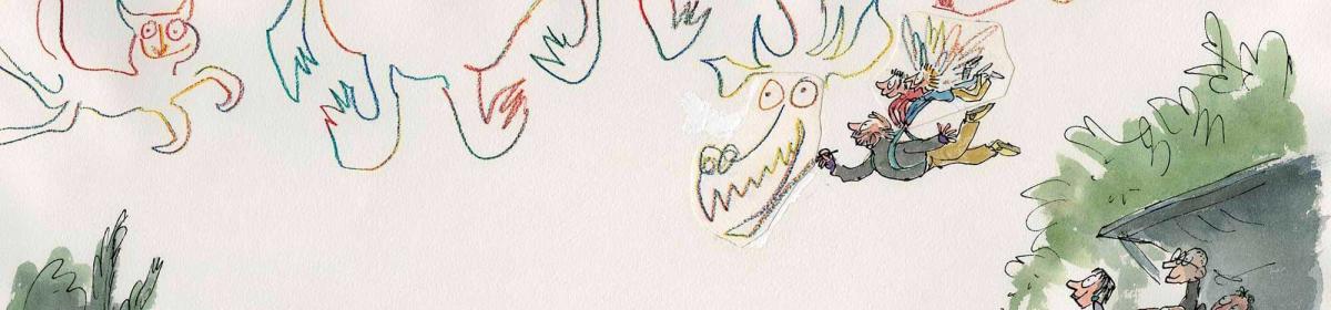 1200x280 about drawing quentin blake - About Drawing