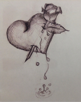 320x403 the greatest pain about love is loving someone you can't have - About Love Drawing