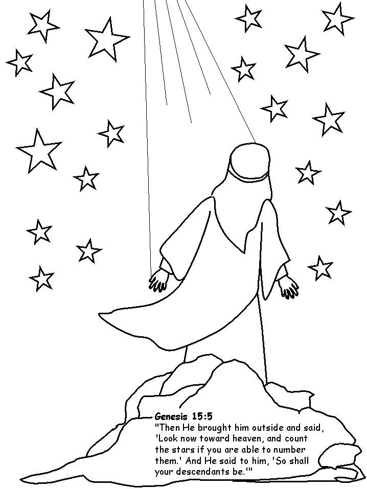 718x957 abraham coloring pages we colored abraham and glued him to black - Abraham Bible Drawing