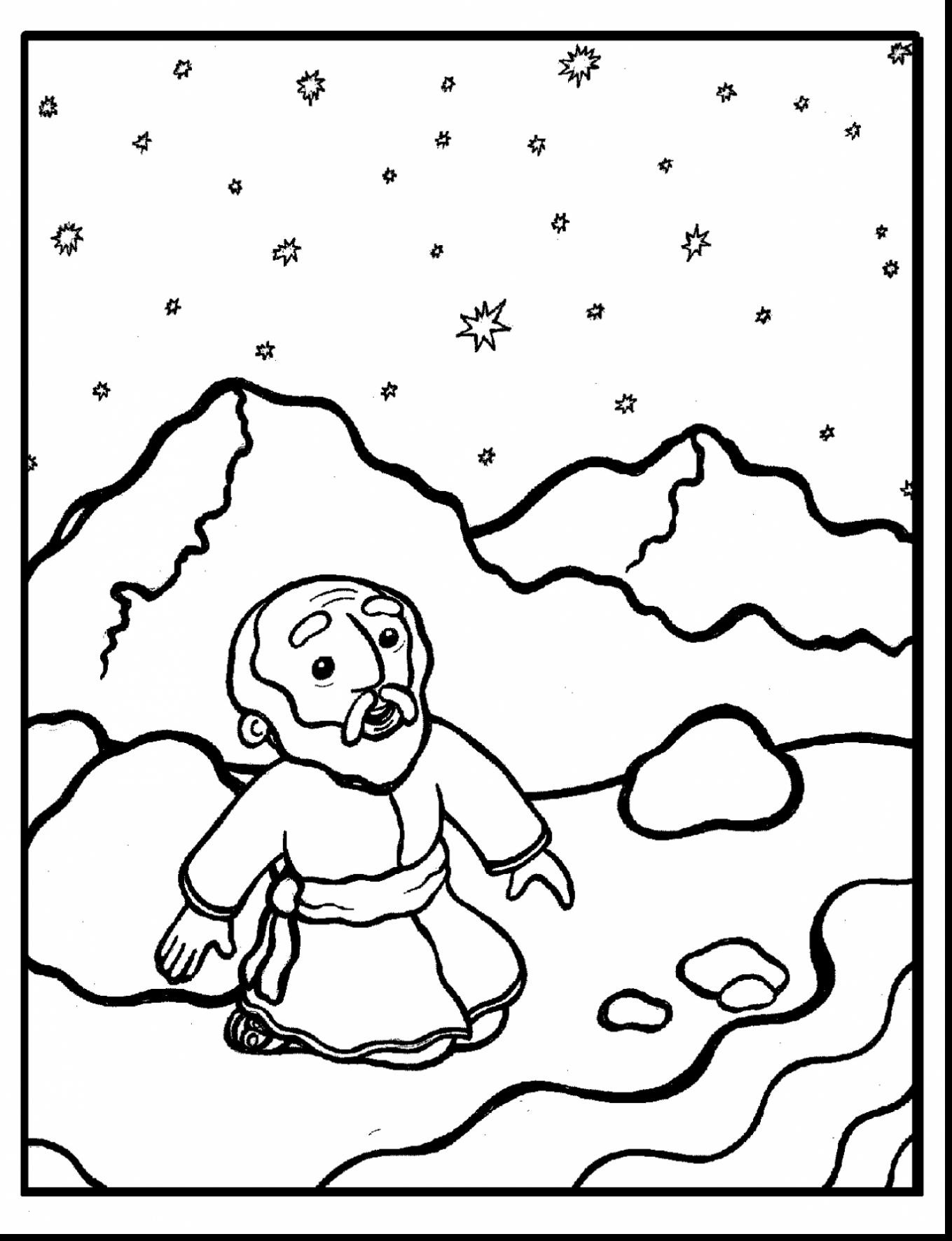 1359x1772 christian coloring pages for kids with abraham with kid bible - Abraham Bible Drawing